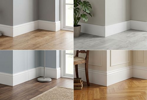 MDF skirting board for laminate, quartz vinyl, SPC and parquet: how to choose a profile for the floor