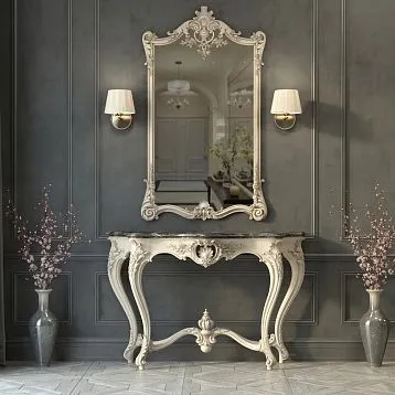 STL-015 table pedestal made of solid oak