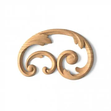 Carved Insert N-292R made of wood with ornament