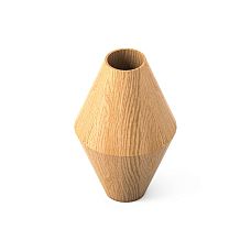 Geometric shape KN-008 made of solid wood with a 34 mm hole