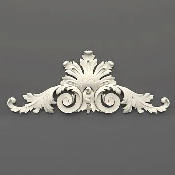 Relief Decor NPU-251 &mdash; carved polyurethane overlay with detailed 3D patterns.