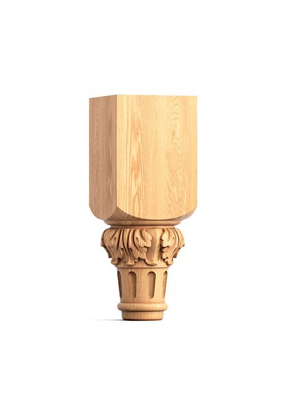 Carved furniture leg MN-071 - 0