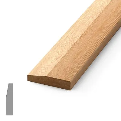 Skirting board/каблук PLT-007 из дуба для стен
