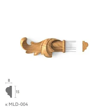 Carved molding tip N-402.1L kit for MLD-004