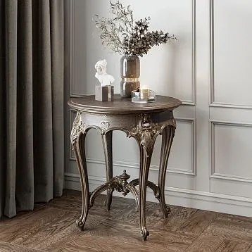 Table base STL-027 made from solid oak