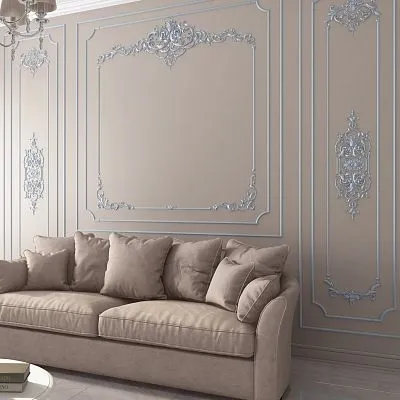 Corner molding MLD-004U фото декора в интерьере
