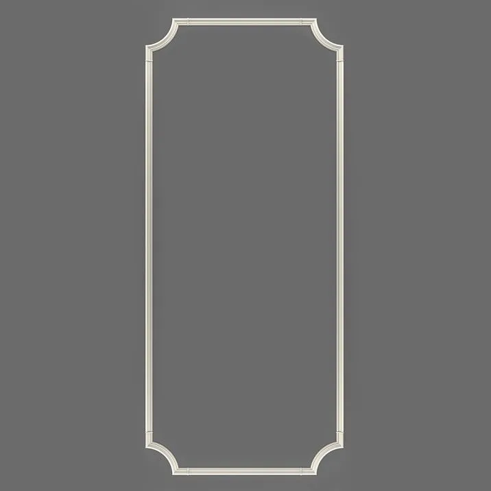 STAVROS polyurethane wall decor set CPU-1-3 from the Neoclassic collection with corner overlay and molding