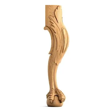 Carved furniture leg MN-034