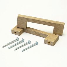 Furniture handle bracket wood with mounting