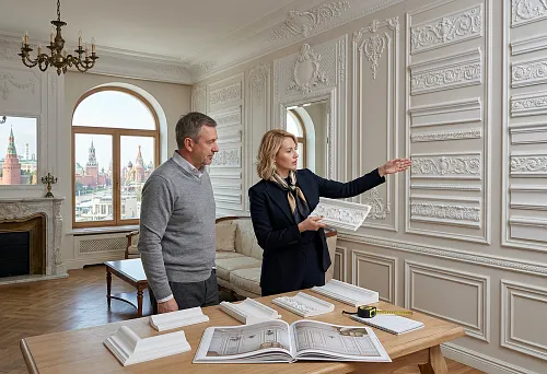 Wall molding in Moscow: how to choose and use in interior design