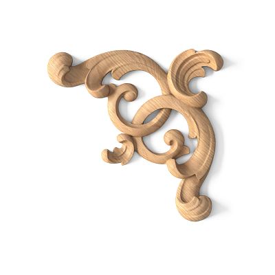 Carved cover plate N-167R на белом фоне для декора 