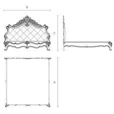 Versailles Bed with Luxurious Tufting