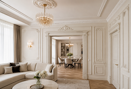 STAVROS apartment stucco molding &mdash; a set of decor for walls, ceiling and openings