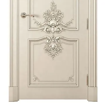 Carved wooden overlay for furniture and interior N-425L