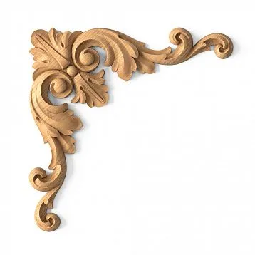 Carved applique N-133.1 made of wood for classic style furniture, which is a work of art