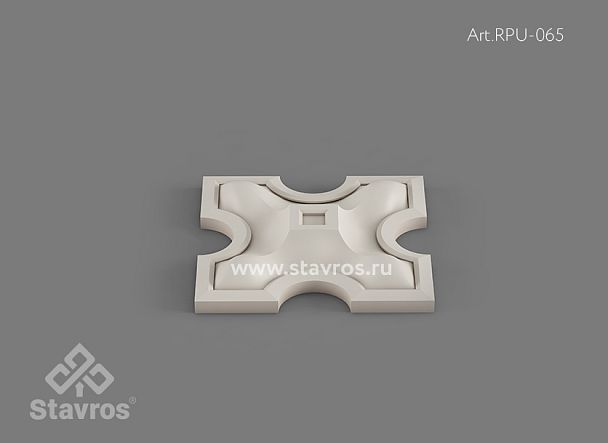 Carved rosette RPU-065 - 1