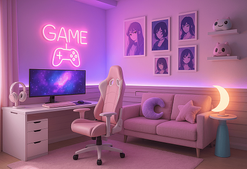 Reiki MDF SPB in styling a stylish gaming room