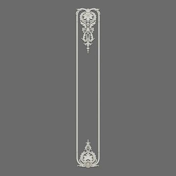 Stucco decor set CPU-13-1 Peterhof for narrow wall design