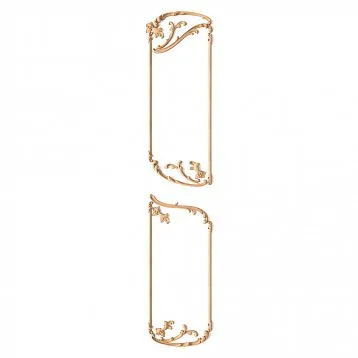 C-010-1-1L wooden decor set on a white background