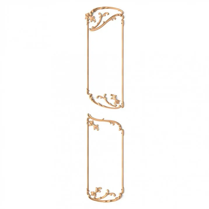 C-010-1-1L wooden decor set on a white background