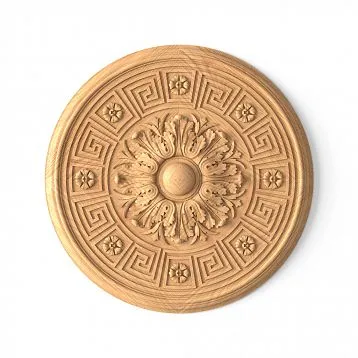 Exclusive Interior Decoration: Carved Rosette R-050