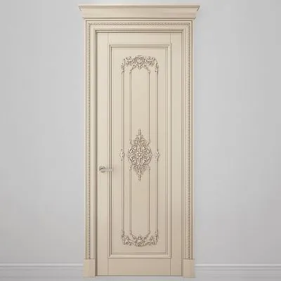 Carved cover plate N-437L на двери