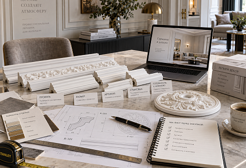 Professional stucco for interiors