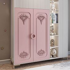 Carved Applique N-417 on cabinet door facade
