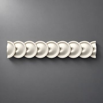 Carved polyurethane applique KPU-003 for interior, molding decoration