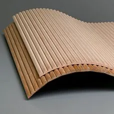 slatted panel pan-001 flexible wall panel made of mdf slats decorative panel bending