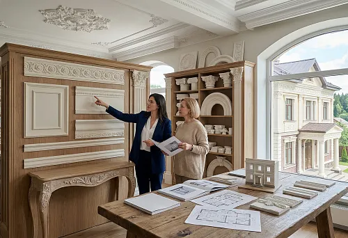 Buy molding in the Moscow region: how to choose and order decor for walls, ceilings, facades, and furniture