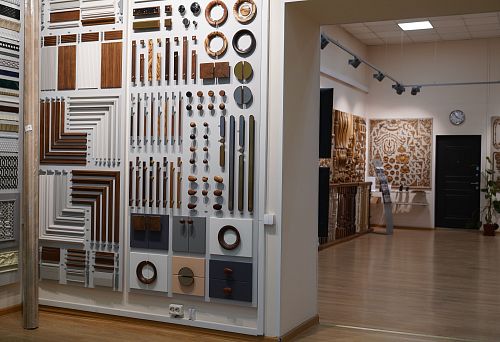 Collection of decorative ornaments and details for furniture in interior design