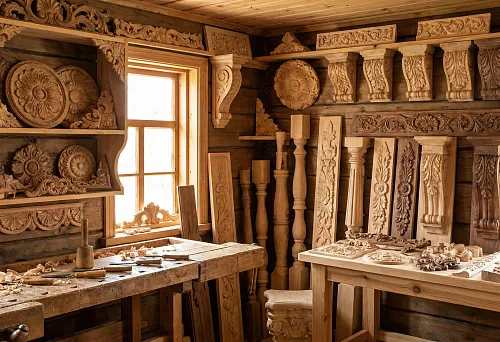 Buy wooden patterns: ready-made decorative elements