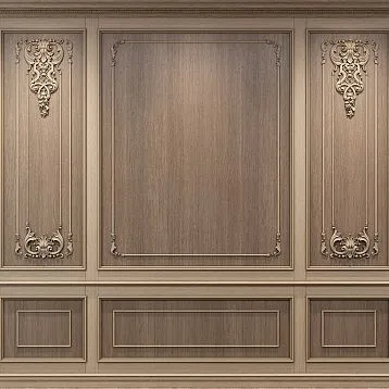 Wooden decor set for furniture and interior C-005-1-2