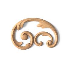 Wooden decorative element N-292L with pattern