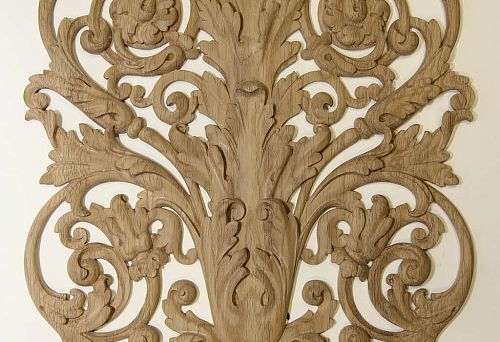 Unique wooden applique