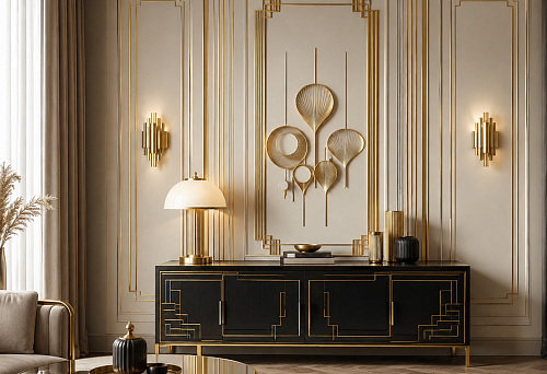Art Deco decor STAVROS for furniture and interior