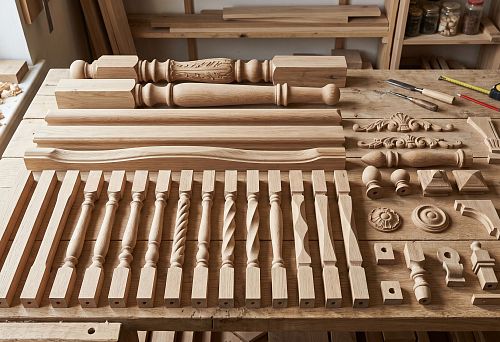 Components for a wooden staircase: how to choose balusters, posts, handrails and decorative elements