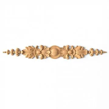 Inlay N-074 - wooden decor with a delicate and elegant floral pattern