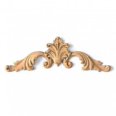 Carved cover plate N-122 из дуба на белом фоне