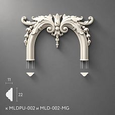 Ceiling decorative appliques, modern polyurethane decor for walls and doors