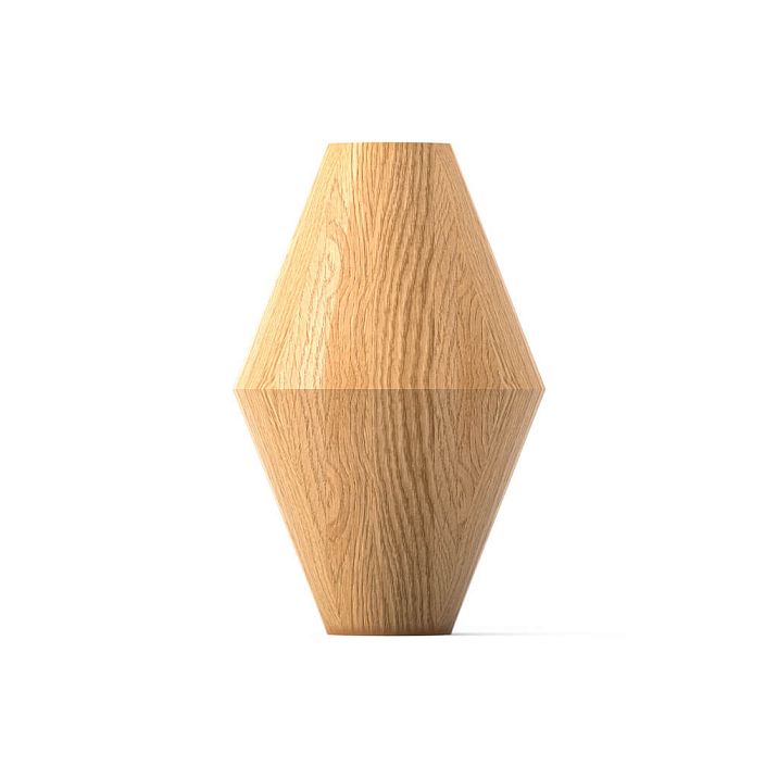 Wooden part KN-008 with a mounting hole for a rod