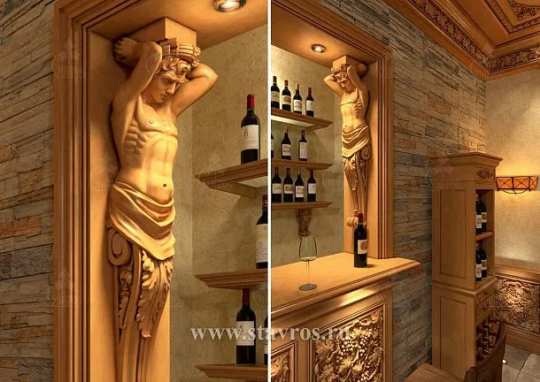 Wine cellar design idea V-002