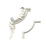 Decor for blank moldings