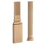 Pilasters, columns