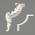 Decor for blank moldings