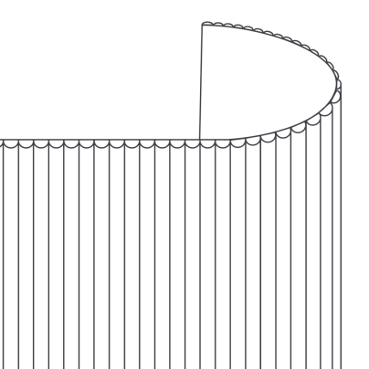 Flexible slat panels