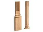 Pilasters, columns