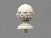 Carved finials