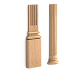 Pilasters, columns